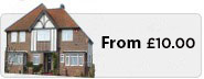 Double fronted house window cleaning from £8